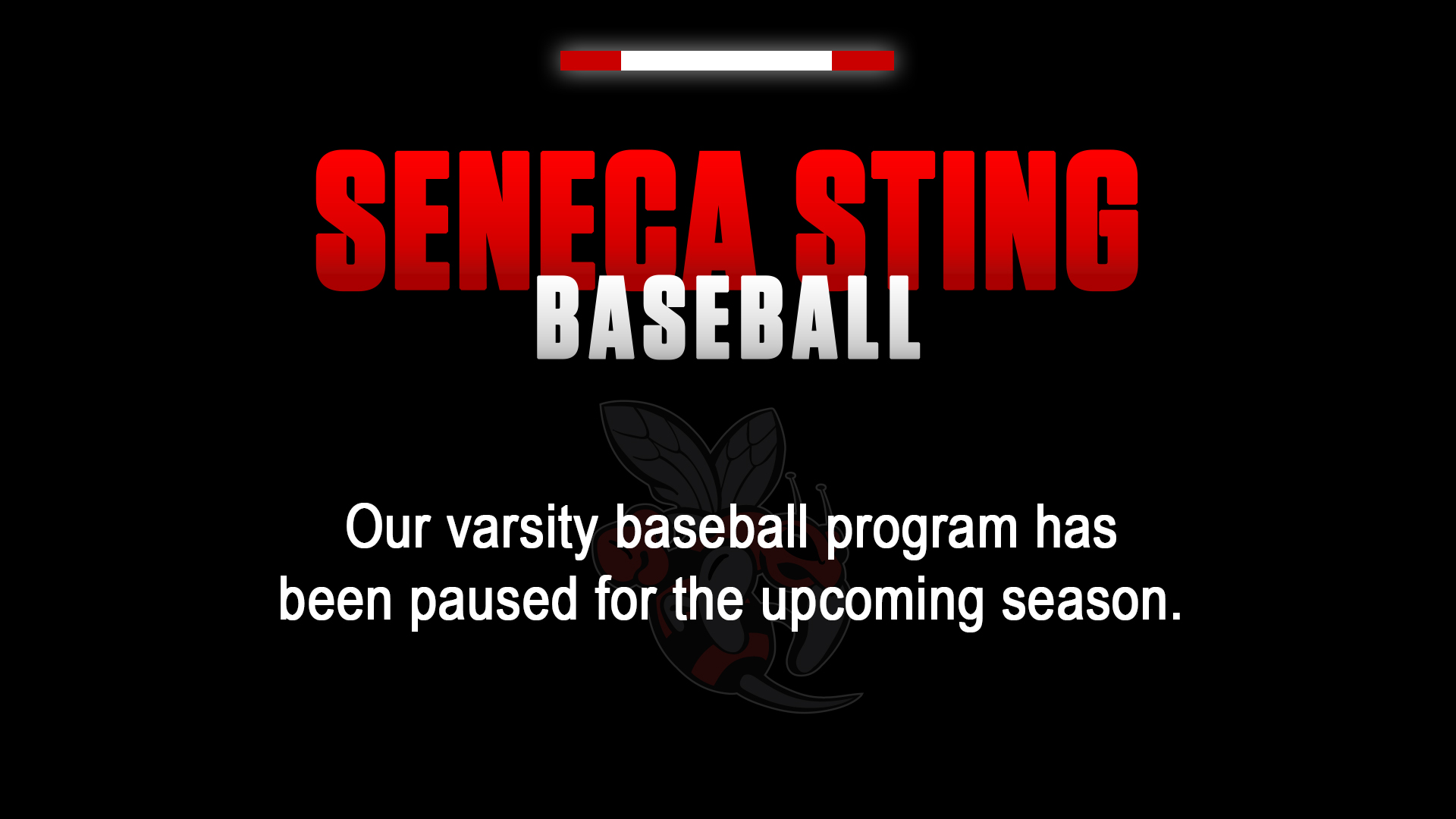 Varsity Baseball Paused